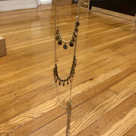 NWT Park Lane Gold Layered Necklace - Picture 2 of 6